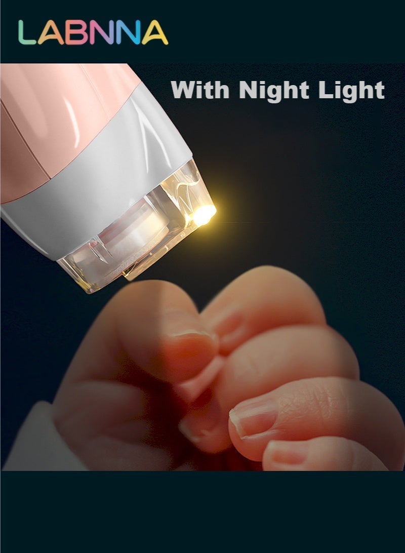 LABNNA Baby Nail Clippers, Electric Trimmer, Infant Nails File Kit with LED Lighting and 6 Different Sized Sanding Pads for Newborn Toddler Children or Adults Toes Fingernails Care - Image 3